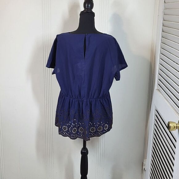 Plus Size Lane Bryant Blue Top - Picture 3 of 12